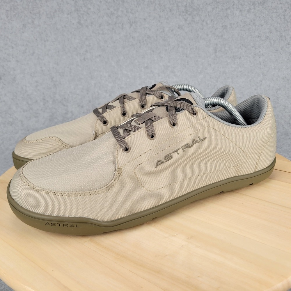 Astral Loyak All Weather Men 10 Beige Water Resistant Recycled Sneakers